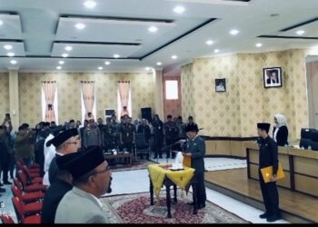 Bupati H.Bistamam Lantik 23 Pejabat Eselon II, Kursi BPKAD, Dinkes dan PUTR Masih Kosong
