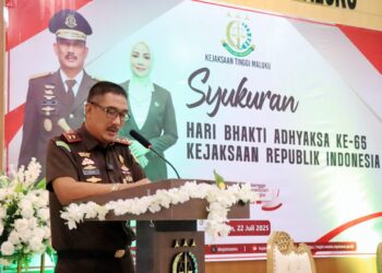 Kajati Agoes SP Beserta Jajaran dan IAD Sewilayah Maluku Gelar Syukuran HBA ke 65