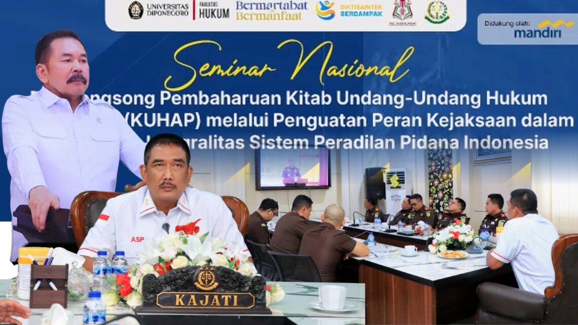 Kajati Maluku Mengikuti Arahan Jaksa Agung ST Burhanudin pada Seminar Nasional