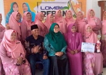 Meriahkan HUT RI ke 80, PKK Kepenghuluan Sungai Bakau Gelar Lomba Rebana