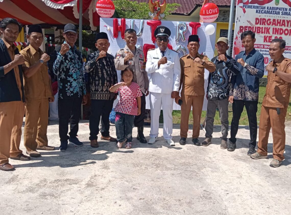 Pj. Penghulu Darussalam Syafri Mengikuti Upacara HUT Kemerdekaan RI ke 80 