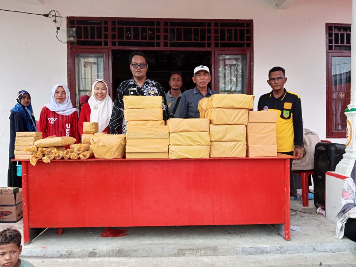 Meriahkan HUT RI ke 80, Kepenghuluan Sungai Nyamuk Adakan Lomba Bola Dangdut