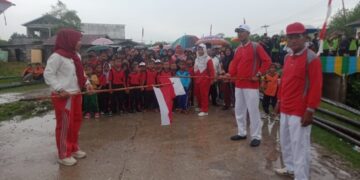 Kelurahan Sinaboi Kota Kolaborasi dengan Kepenghuluan Sinaboi Gelar Jalan Santai