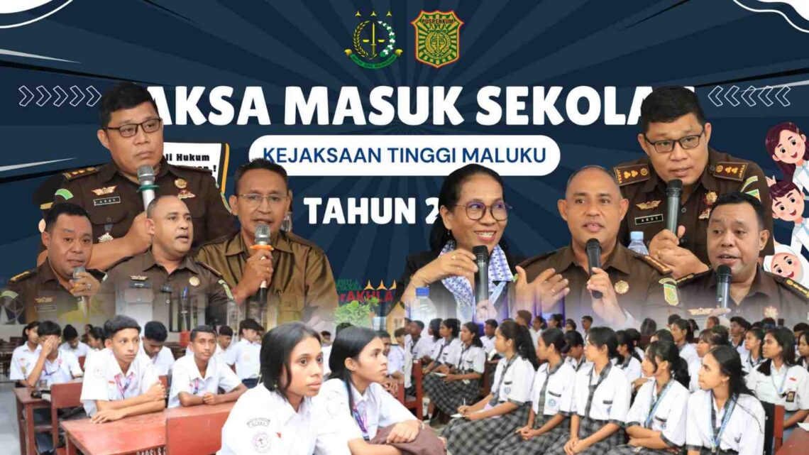 Terobosan Baru Cegah Bullying, Kejati Maluku Bentuk Agen Perubahan di 2 SMA Kota Ambon