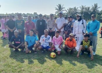 Karang Taruna Sinaboi Adakan Turnamen Bola Kaki, Bhabinkamtibmas: Jaga Sportifitas