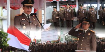 Wakajati Pimpin Upacara HUT Kemerdekaan RI Lingkup Kejati Maluku