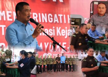 Kejati Maluku Gelar Kegiatan Donor Darah Dalam Rangka Hari Lahir Kejaksaan RI ke 80