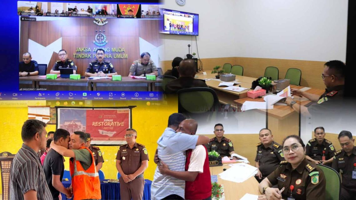 Kejati Maluku & Jajaran Kembali Berhasil Tuntaskan 2 Kasus Pidana Melalui Keadilan Restoratif