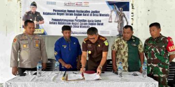 Kajari SBB Resmikan Rumah Restorative Justice di Waesala