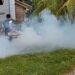Puskesmas Sinaboi lakukan Fogging Nyamuk di rumah - rumah warga Kepenghuluan Darussalam (f: Iwandi)
