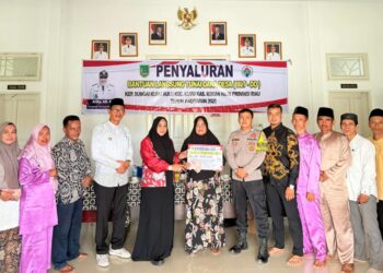 Dorong Pertumbuhan Ekonomi Warga, Datin Penghulu Sungai Kubu Hulu Salurkan BLT DD 