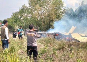 Satu Unit Rumah di Sinaboi Hangus Dilalap Api, Begini Kronologisnya