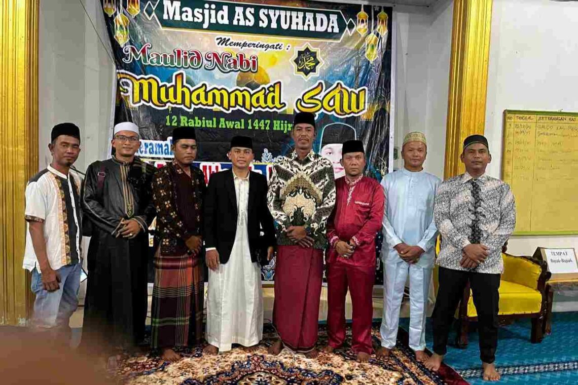 Masyarakat Kepenghuluan Sinaboi Gelar Acara Maulid Nabi SAW di Masjid As-Syuhada