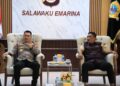 Perkuat Sinergitas Antar Lembaga Penegak Hukum, Kajati Agus SP Berkunjung Ke Polda Maluku