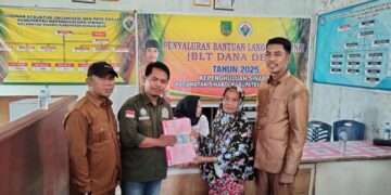Dongkrak Perekonomian Daerah, Penghulu Sinaboi Rafika Salurkan BLT Tahun 2025
