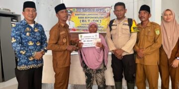 Melalui Program BLT, Penghulu Sungai Bakau Harapkan Ekonomi Masyarakat Meningkat