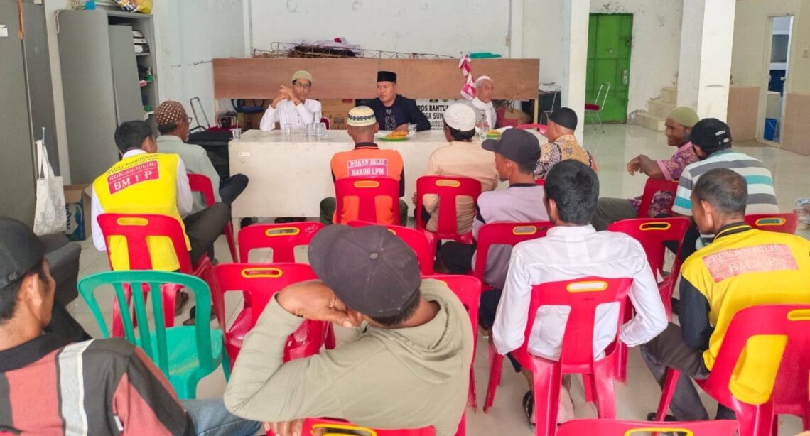 Masyarakat Sungai Bakau Adakan Musyawarah Terkait Rencana Atip Jalan