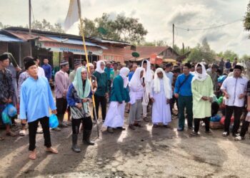 Kegiatan Atip Jalan Kepenghuluan Sungai Bakau Berjalan Lancar