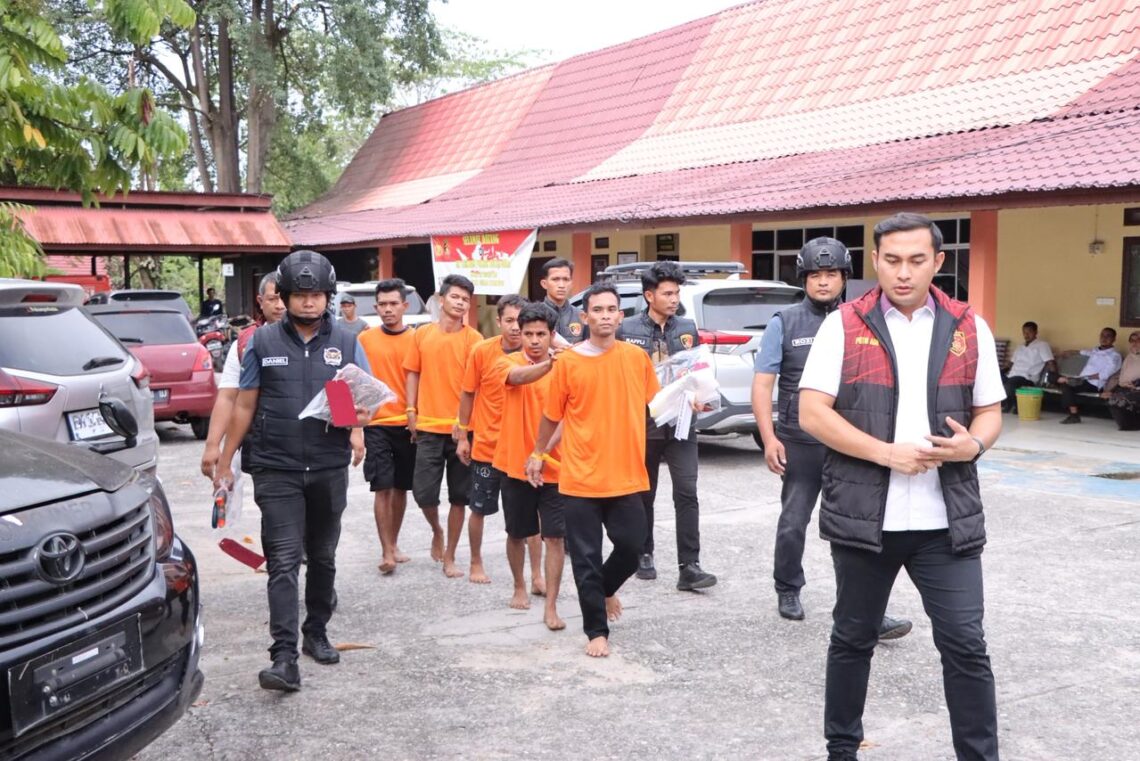 Polres Rohil Ungkap Pencurian Kabel Reda di Area PHR, Kerugian Capai 400 M