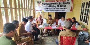 Bahas P- APBKEP 2025 , Kepenghuluan Sungai Nyamuk Gelar Musrembangkep 2026