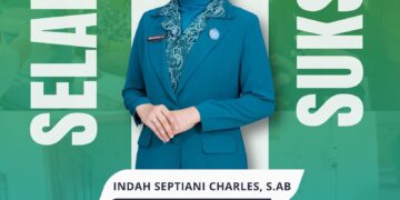 Ketua TP PKK Rokan Hilir Resmi di Jabat Indah Septiani Charles S.AB