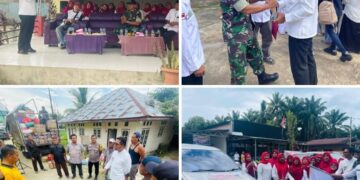 Wabup Jhoni Charles Lepaskan Mobil Rombongan Bantuan Donasi IKM Rohil