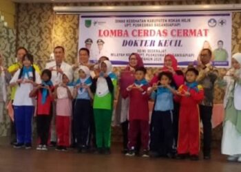 Lomba Cerdas Cermat Dokter Kecil, SDN 011 Parit Aman Berhasil Raih Juara 1