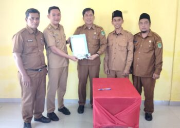 Kegiatan Sertijab Kecamatan Sinaboi Kabupaten Rokan Hilir (f: Iwandi)