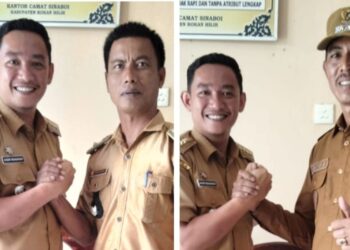 Kepenghuluan se Kecamatan Sinaboi siap mendukung kinerja Camat Sinaboi Andri Munawar dalam membangun dan memajukan daerah (f: Iwandi)