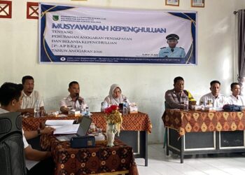 Kepenghuluan Sungai Sialang Bahas Pergeseran Anggaran Sesuai Pendapatan Desa