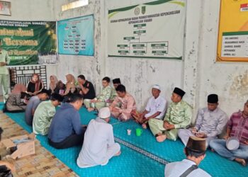 Kegiatan Silaturahmi dan doa bersama di Kepenghuluan Sinaboi Kecamatan Sinaboi (Iwandi)
