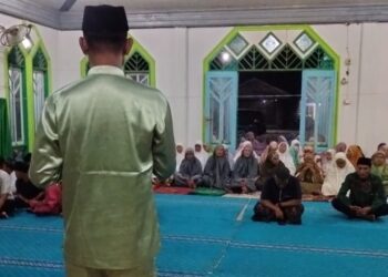 Tausiah malam Pertama bulan suci Ramadhan 1447 H. (f: Iwandi)
