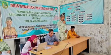 Kepenghuluan Sinaboi Gelar Musyawarah Pembahasan RKPKep T.A 2026 
