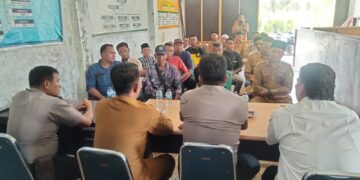 Polsek Sinaboi Gelar Silaturahmi FGD dan Colling Sistem dengan Masyarakat