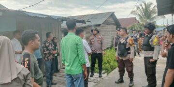 Kapolsek dan Upika Sinaboi Merazia Lokasi Diduga Tempat Transaksi Narkoba