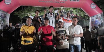 Pendekatan Humanis, Polres Rohil Gelar Lomba Lari 100 Meter Di Panipahan 