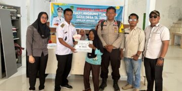 Pemerintah Kepenghuluan Sungai Bakau Salurkan BLT-DK, Ini Kata Penghulu Supianto 