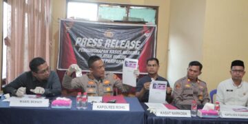 Polres Rohil Ungkap Kasus Narkoba di Panipahan, 4 Pelaku Ditahan