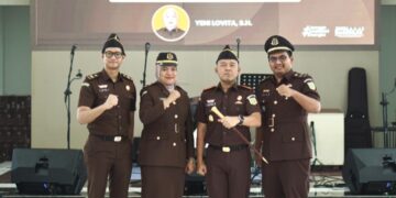 Kajari Rohil Firdaus Pimpin Pelantikan dan Sertijab Dua Pejabat Eselon V