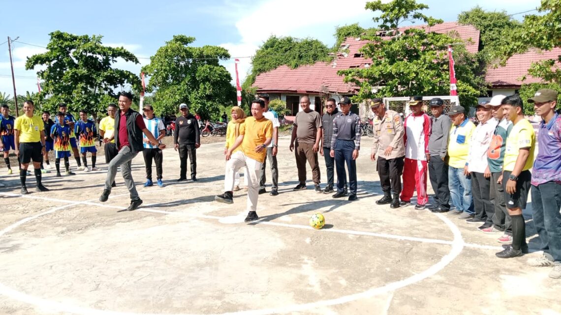 Lawan Narkoba dengan Prestasi, Upika Sinaboi Gelar Turnamen Futsal 