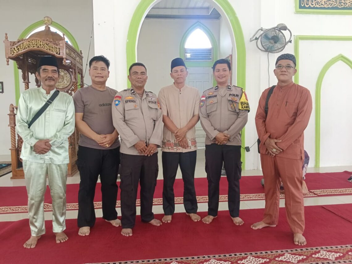 Colling Sistem Polsek Sinaboi Ajak Masyarakat Jaga Kamtibmas, Jauhi Narkoba