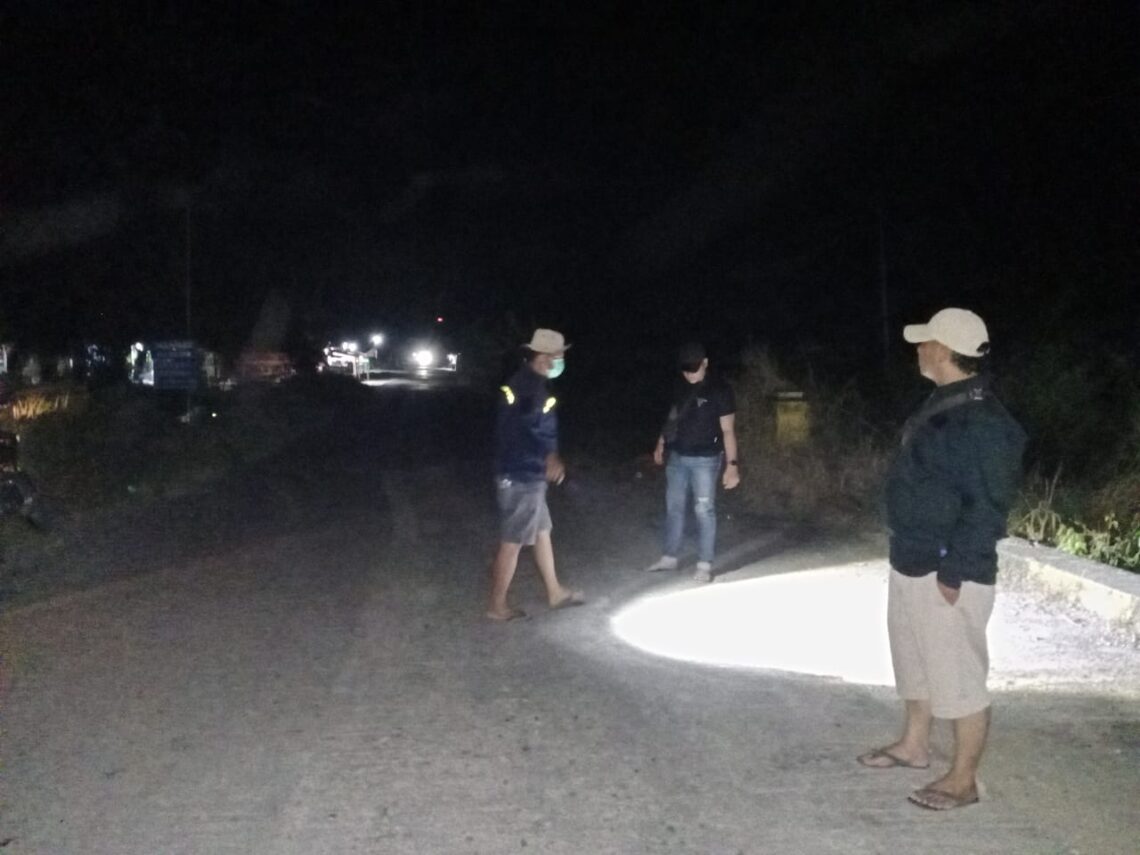 Cegah C3 dan Narkoba, Polsek Sinaboi Gelar Patroli Rutin Malam Hari