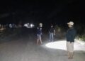 Cegah C3 dan Narkoba, Polsek Sinaboi Gelar Patroli Rutin Malam Hari