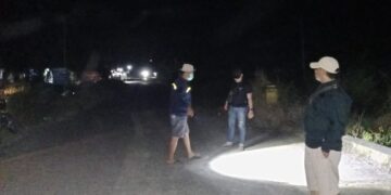 Cegah C3 dan Narkoba, Polsek Sinaboi Gelar Patroli Rutin Malam Hari
