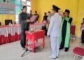 Camat Sinaboi Lantik Mukhtar S.Pd jadi Pj. Penghulu Raja Bejamu 