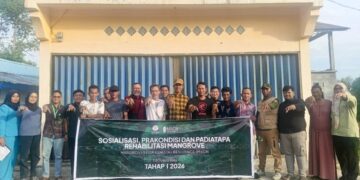 Rehabilitasi Mangrove 2026 Resmi Disosialisasikan di Sinaboi