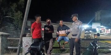 Jaga Kamtibmas Tetap Kondusif, Polsek Sinaboi Gelar Patroli KRYD Sasar Daerah Rawan