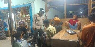 Antisipasi Gangguan Kamtibmas, Polsek Sinaboi Gelar Patroli KRYD
