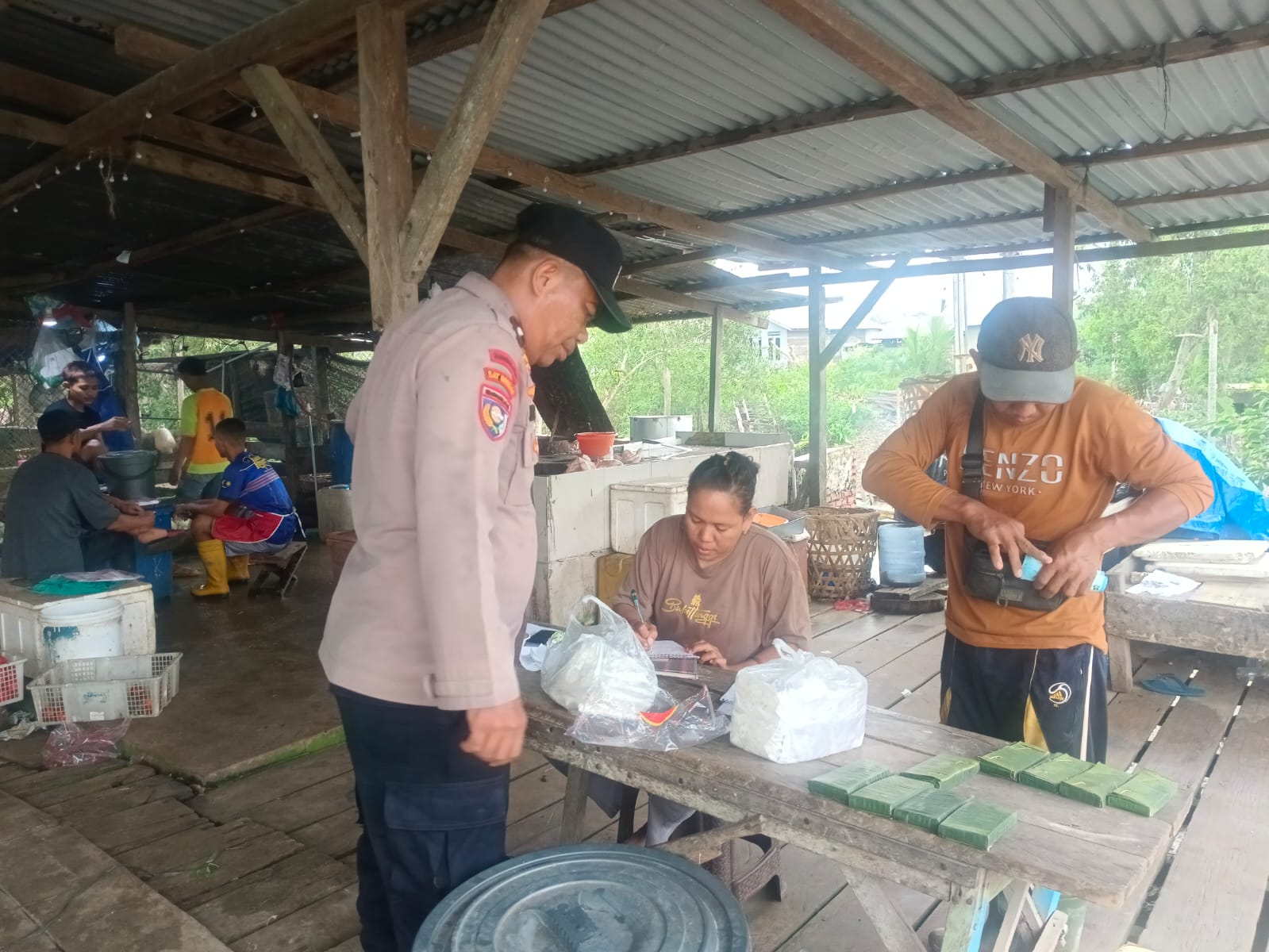 Jaga Kondusifitas, Polsek Sinaboi Gelar Patroli KRYD di Tempat Rawan
