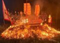 Polsek Sinaboi: Pengamanan Bakar Tongkang Kelenteng Tin Hai King Berjalan Kondusif 